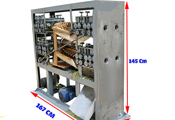 Máy Bào Vỏ Mía Tự Động – 4 Cây